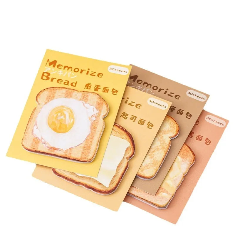 Bread-Themed Sticky Notes