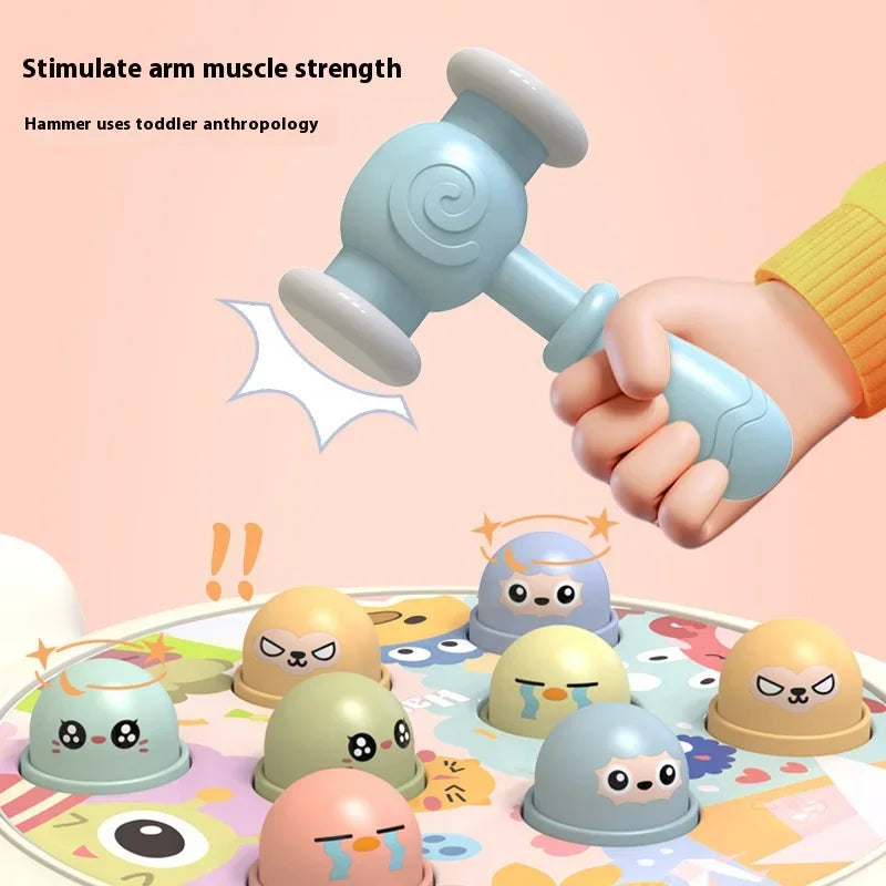 Sceaux jeux de Table jouets Whack A Taupe jeux de société de combat pour deux personnes jeux de fête interactifs Parent-enfant jouets avec lumières musique