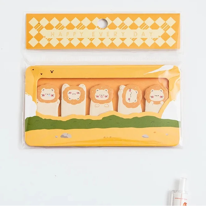 Cute Animal Sticky Notes – Creative Cartoon Memo Pad