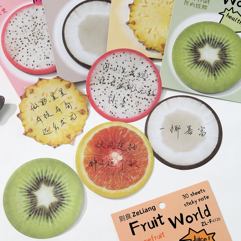 Fruit World Sticky Notes