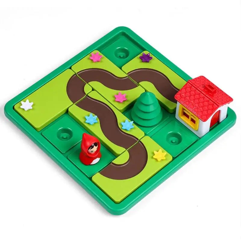 Little Red Riding Hood Hide & Seek Logic Board Game – Educational Puzzle for Kids