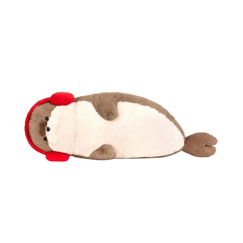 Coussin en peluche de sceau de sushi mignon pour enfants, Kanter marin réaliste, ShriAJSoft Butter frit japonais, oreiller en peluche, livraison directe
