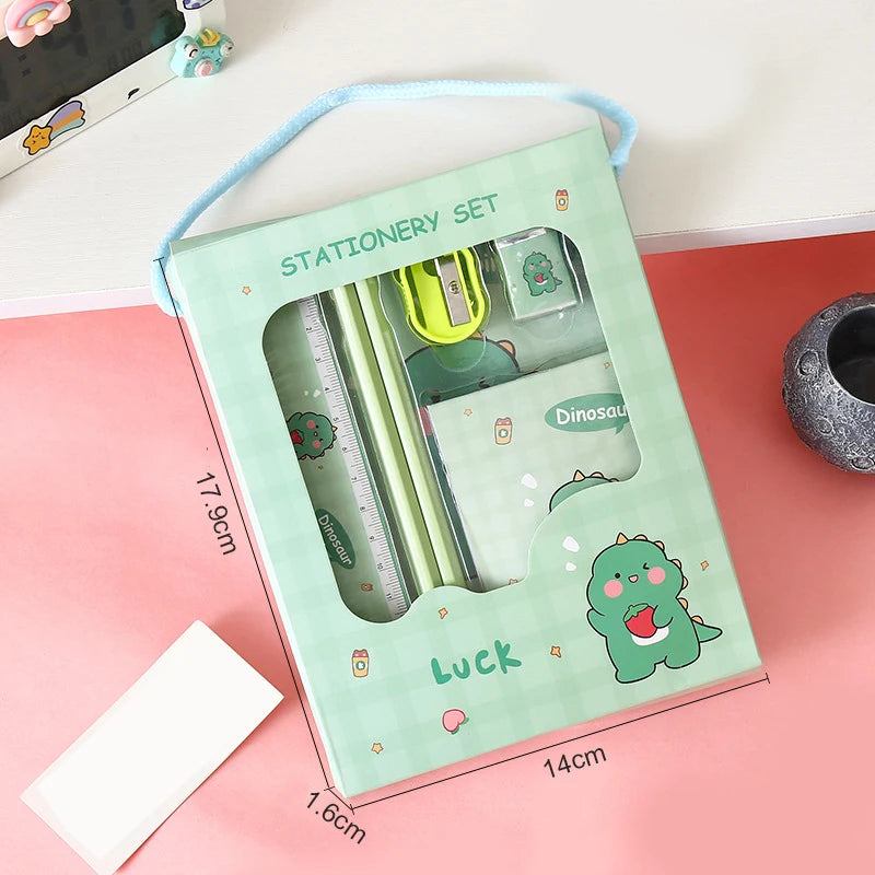 Cute 6-Piece School Supplies Kit for Kids