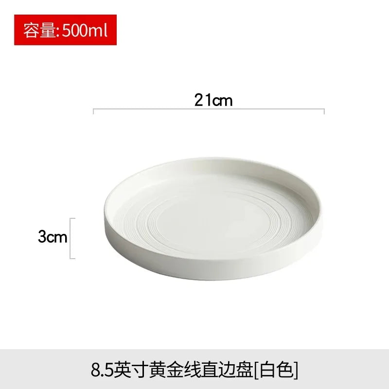 Assiette à dîner créative en forme de cœur en céramique, points de perles roses, vaisselle, assiette à gâteau à Dessert, assiette à salade en porcelaine, ustensiles de cuisine, nouveau