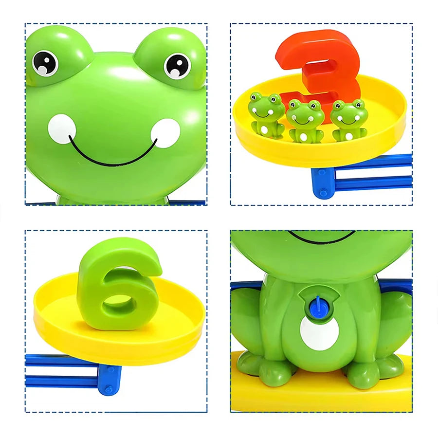 Frog Balance Math Toy – Montessori Educational Scale for Early Learning