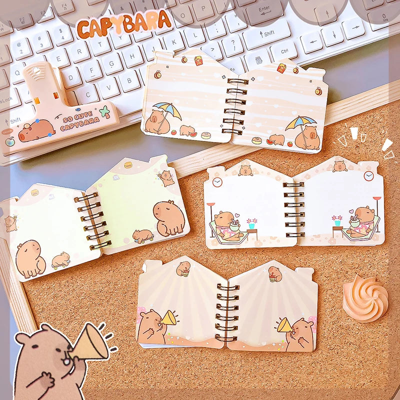 Capybara Mini Notebook – Cute School Journal for Kids