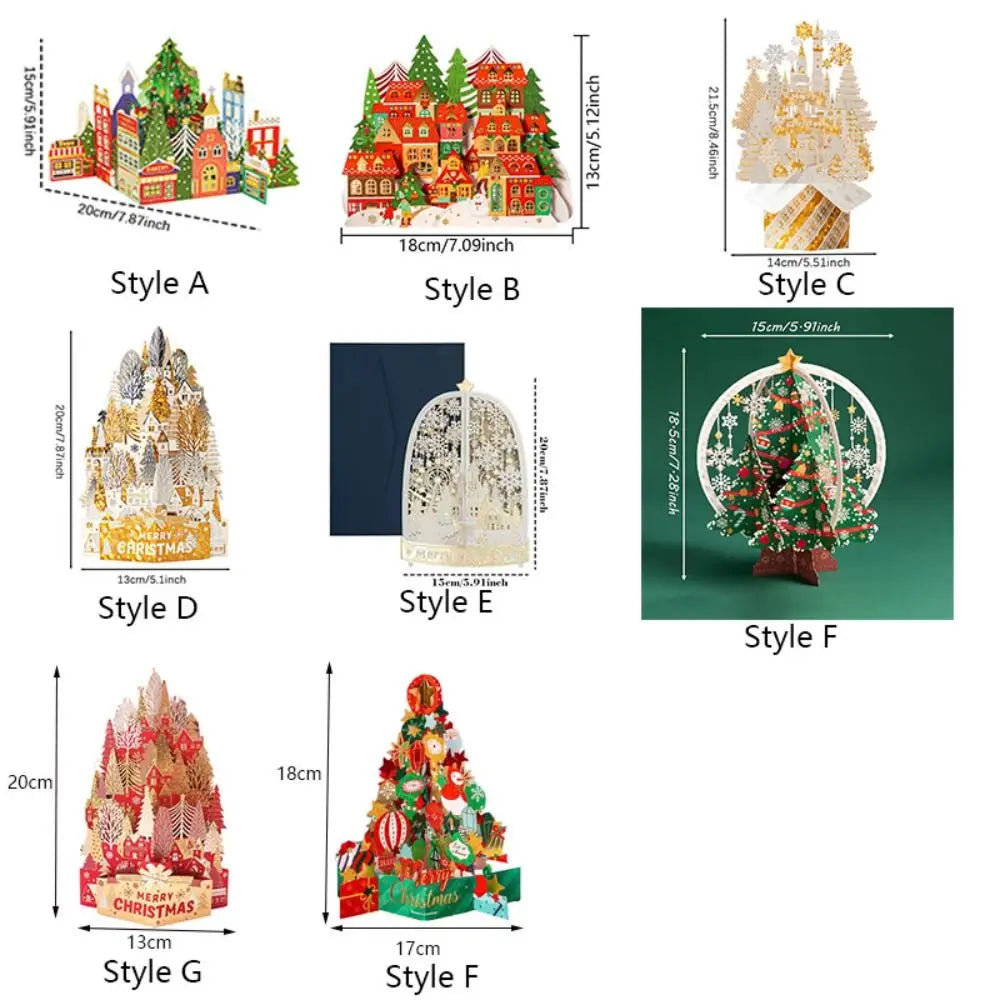 3D Christmas Greeting Card