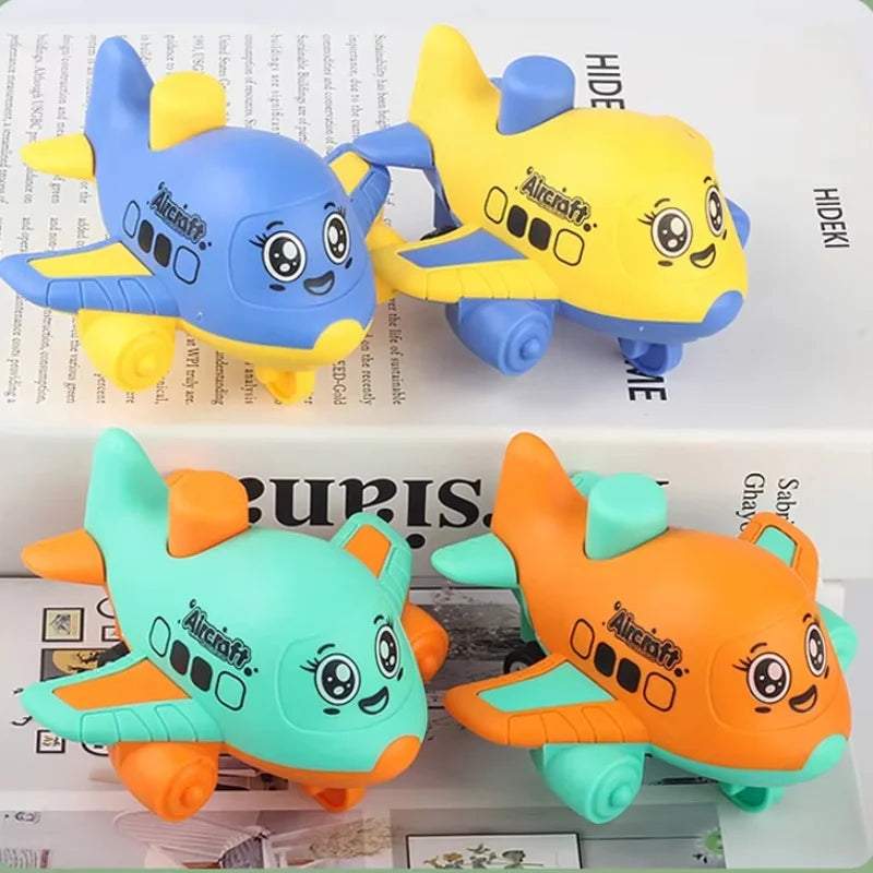 Press & Go Animal Airplane Toy Set – Friction Cars for Toddlers