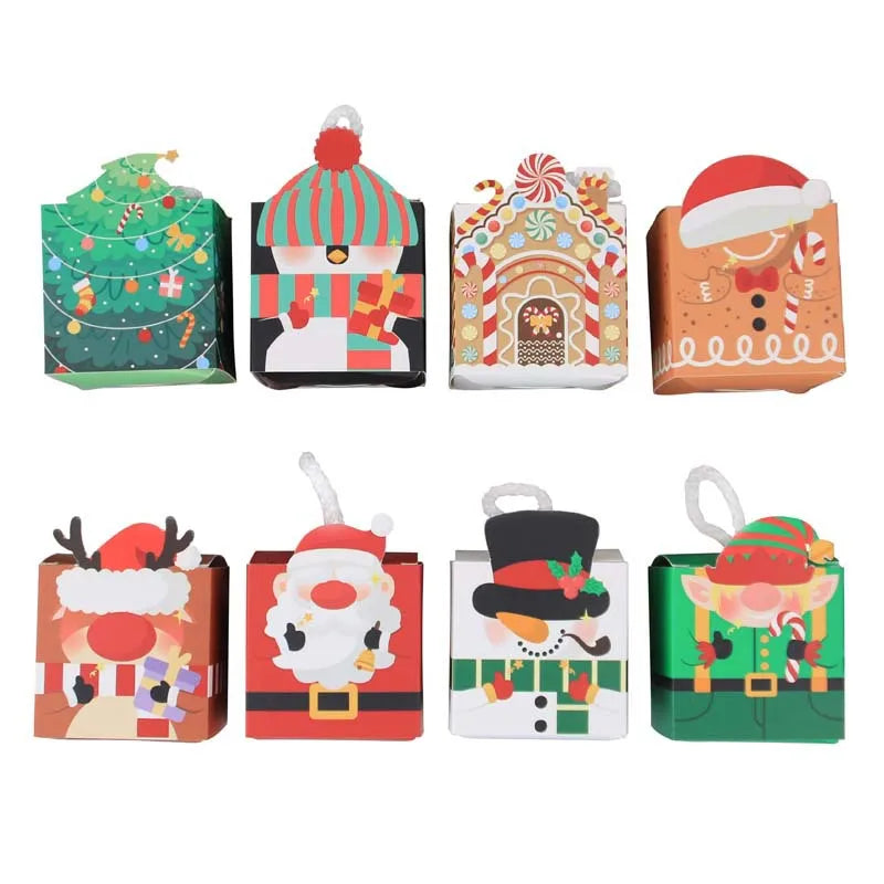 Christmas Gingerbread Candy Boxes – 8/16pcs