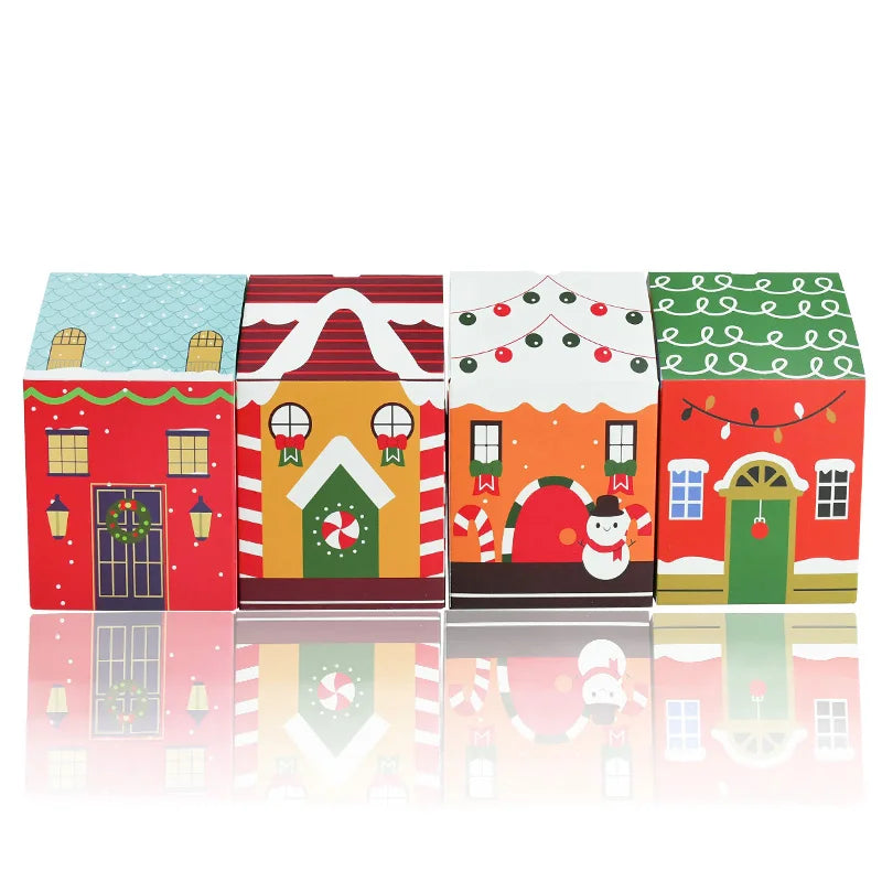 Christmas House Candy Boxes – Cartoon Gift Packaging