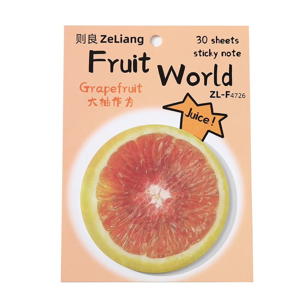 Fruit World Sticky Notes