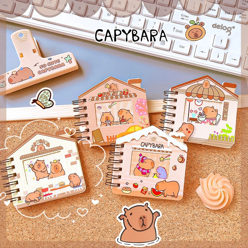 Capybara Mini Notebook – Cute School Journal for Kids