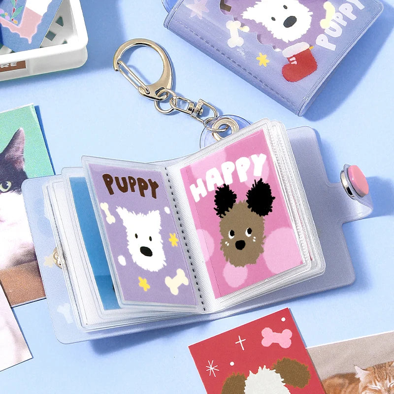 Mini Card Binder – INS Style Cute Pocket Organizer