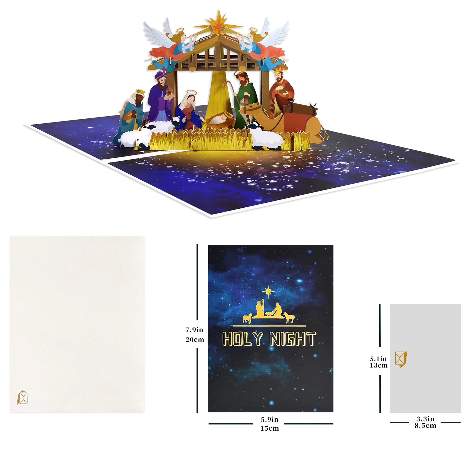 Autocollants de cartes de joyeux Noël découpés au laser, cartes pop-up, arbre de Noël, cadeau d'hiver, décoration de nouvel an, cartes de vministériels x