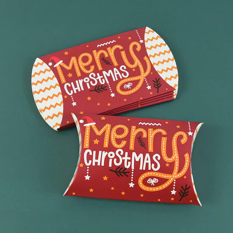 Christmas Pillow Candy Boxes – 12/24pcs