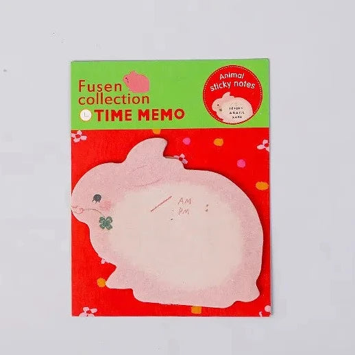 Cute Animal Page Markers – Cartoon Sticky Notes Set (20 Pieces)