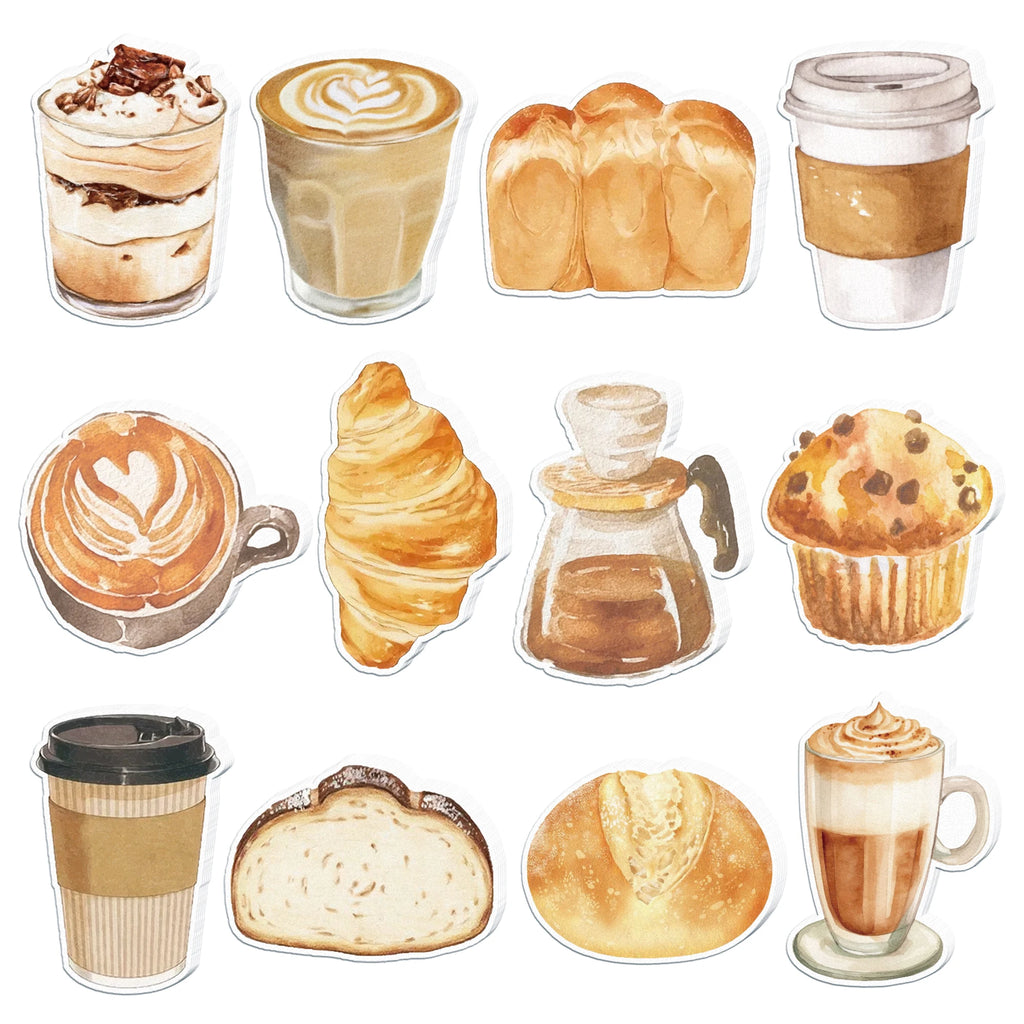 Coffee-Themed Sticky Notes Set – Aesthetic Memo Pads Collection