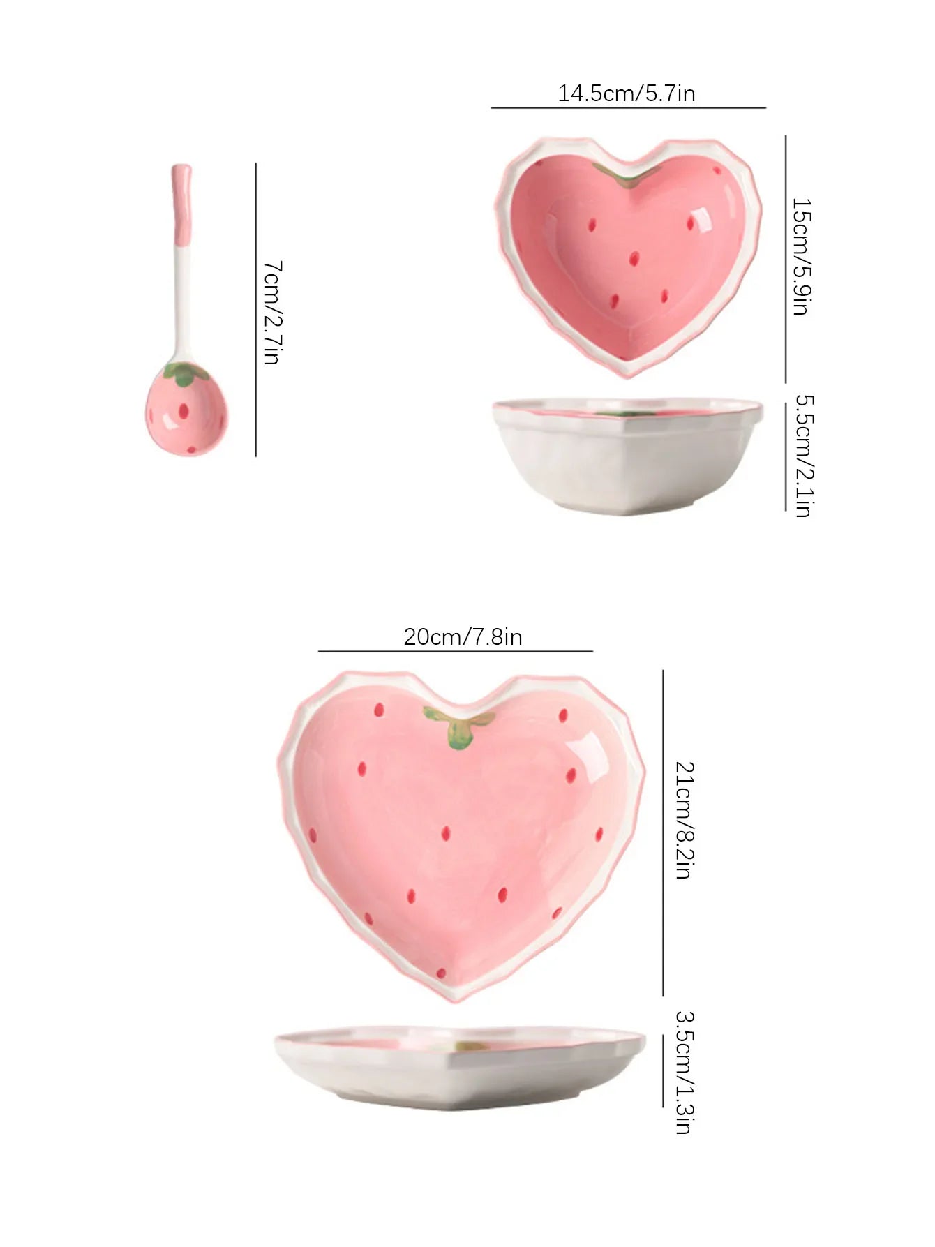 Strawberry Ceramic Tableware Set