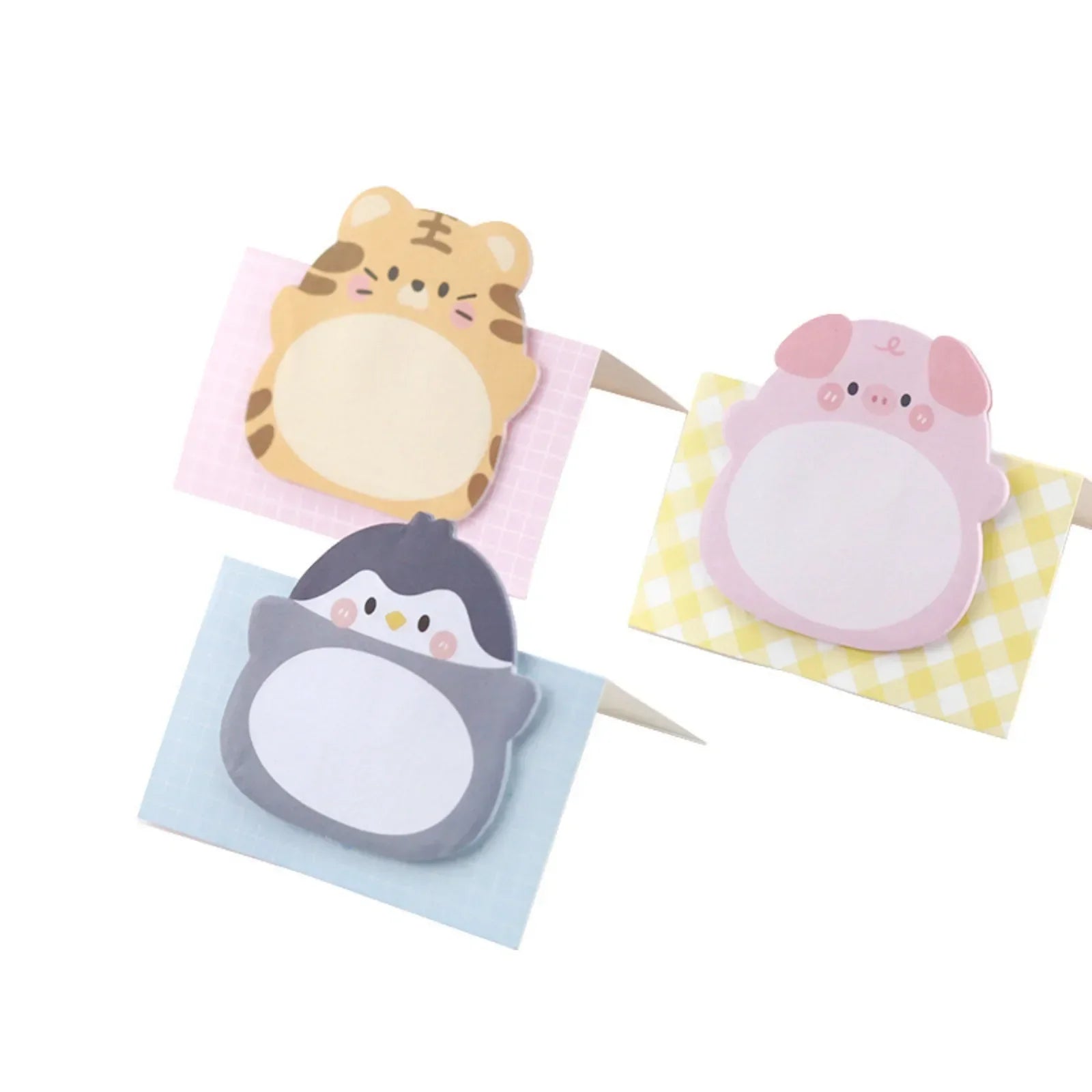 Cute Animal Sticky Notes – Cartoon Memo Pad Set (20 Sheets)