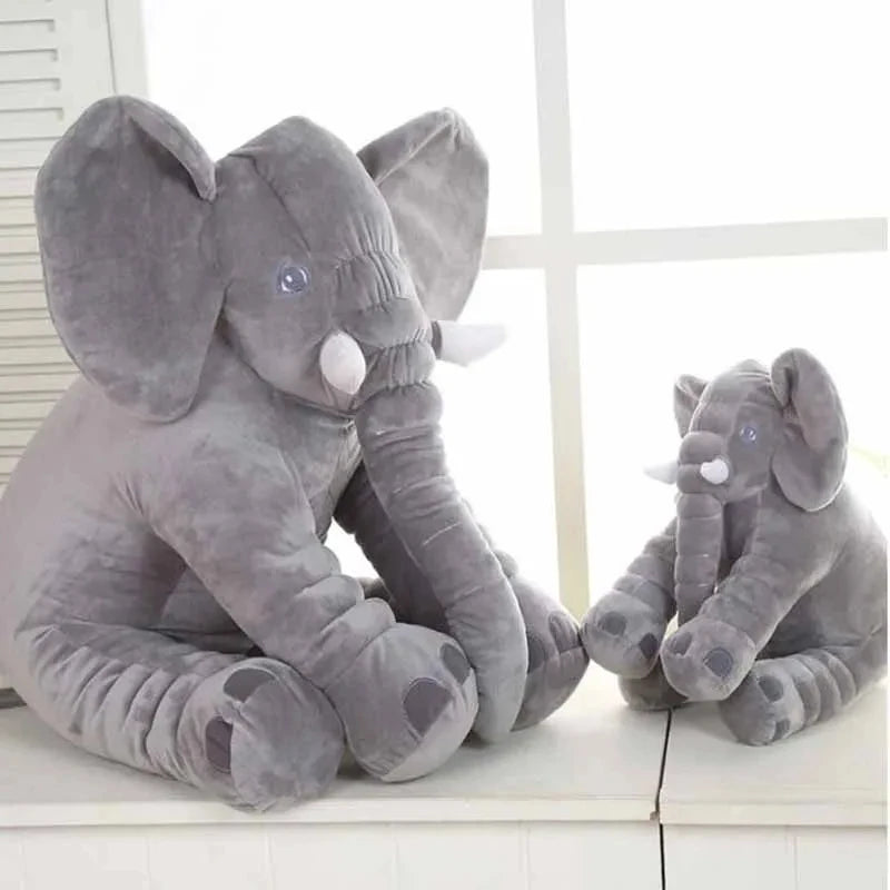 Soft Elephant Plush Pillow – 40cm
