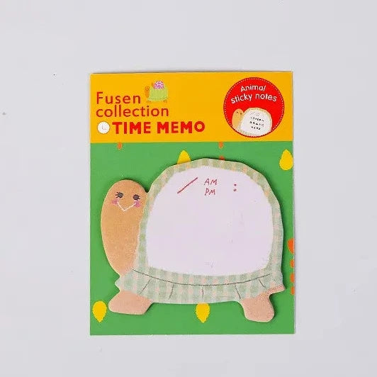 Cute Animal Page Markers – Cartoon Sticky Notes Set (20 Pieces)