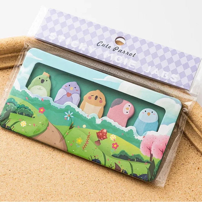 Cute Animal Sticky Notes – Creative Cartoon Memo Pad