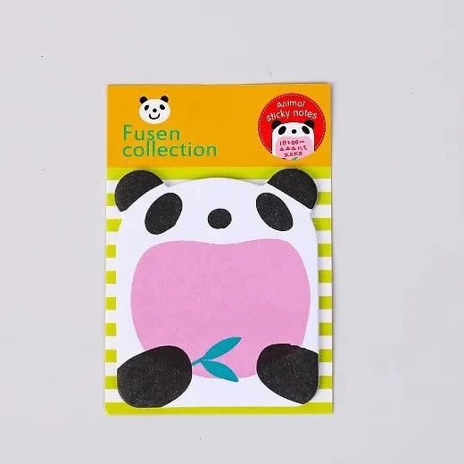 Cute Animal Page Markers – Cartoon Sticky Notes Set (20 Pieces)
