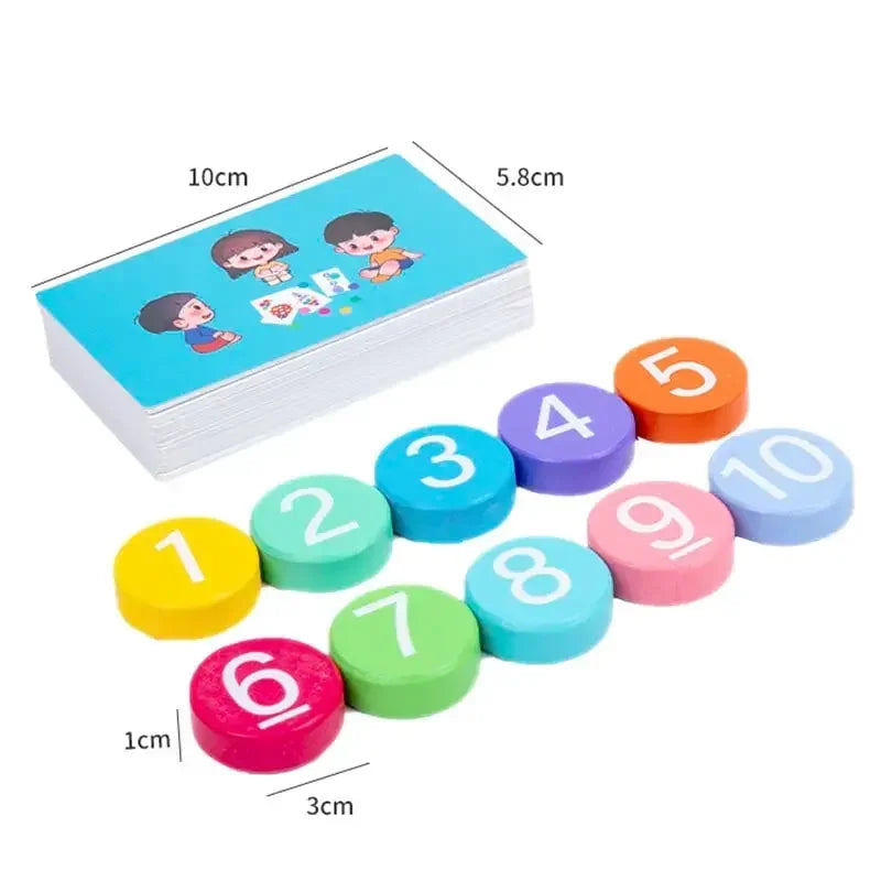 Wooden Montessori Math Toy