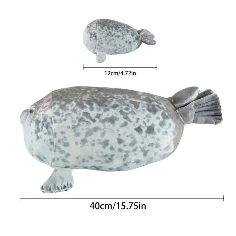 Mother and Baby Seal Plush Set – 40cm Soft Plush Toy with 4 Mini Seals