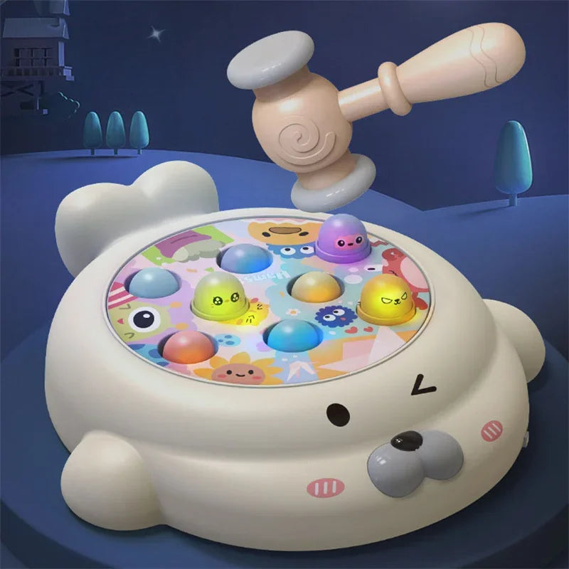 Sceaux jeux de Table jouets Whack A Taupe jeux de société de combat pour deux personnes jeux de fête interactifs Parent-enfant jouets avec lumières musique