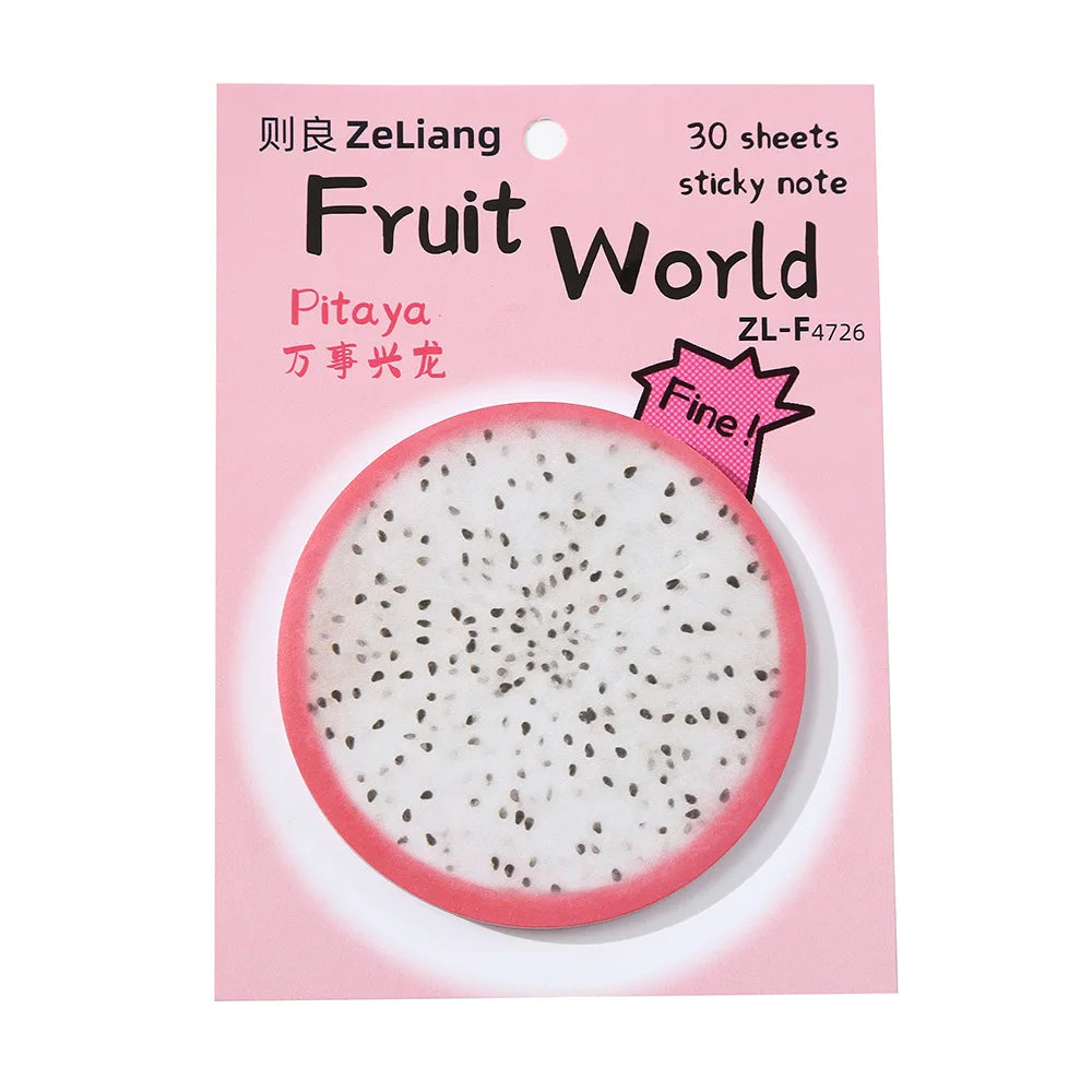Fruit World Sticky Notes