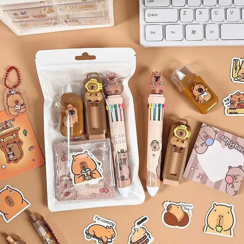 Cute Cartoon School Supplies Kit