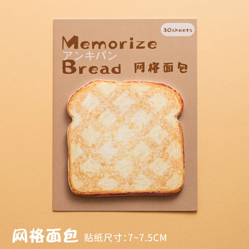 Bread-Themed Sticky Notes