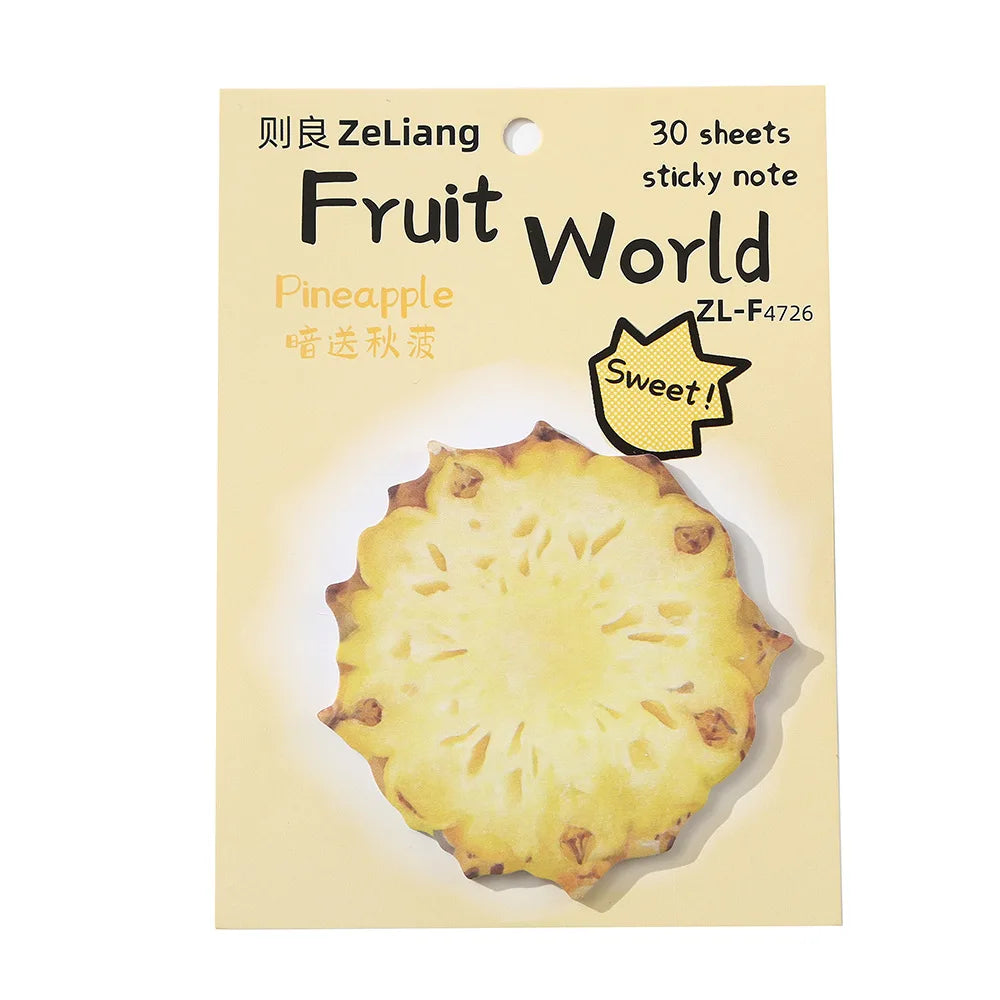 Fruit World Sticky Notes