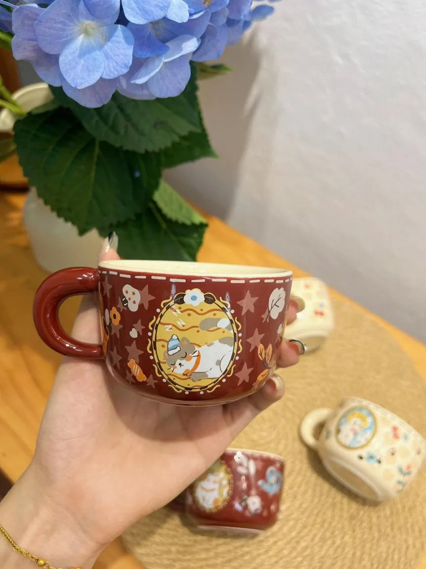 Cute Ceramic Cat Mug