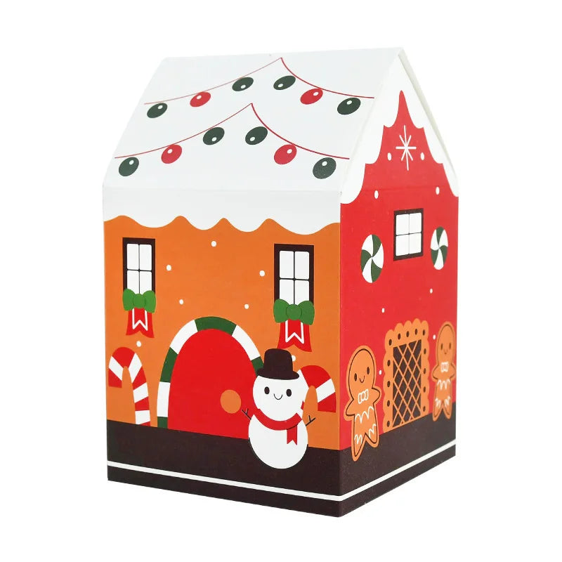 Christmas House Candy Boxes – Cartoon Gift Packaging