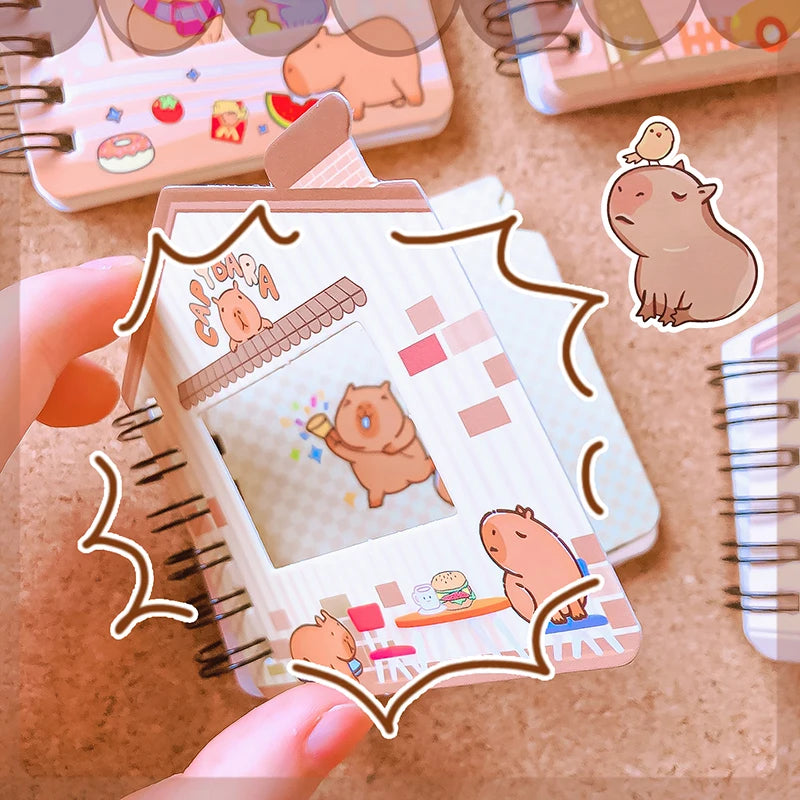 Capybara Mini Notebook – Cute School Journal for Kids