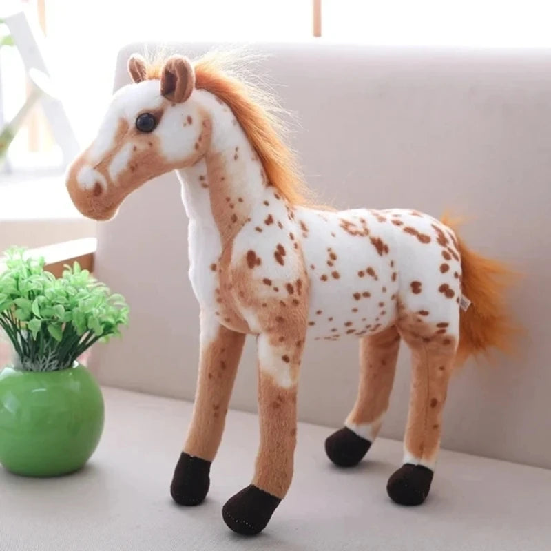 Cute Horse Plush Toy – 28cm