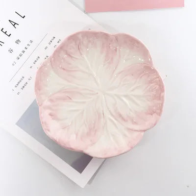 Cute Bunny Flower Ceramic Bowl