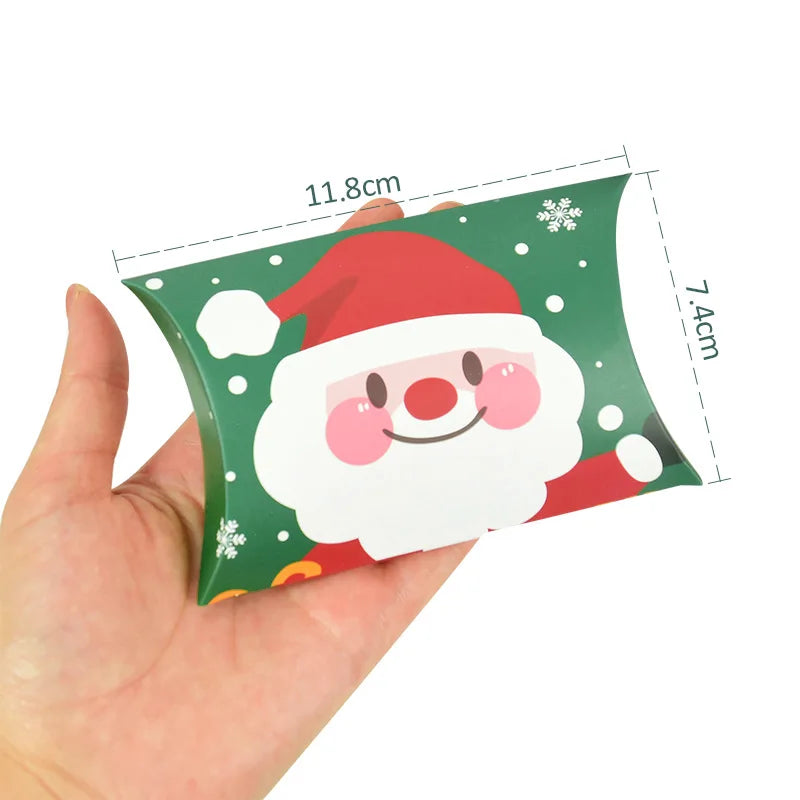 Christmas Pillow Candy Boxes – 12/24pcs