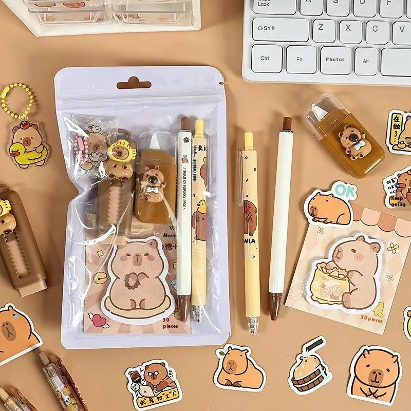 Cute Cartoon School Supplies Kit