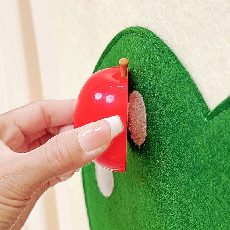 Felt Food Board Toy – Montessori Fine Motor & Early Learning Playset for Toddlers