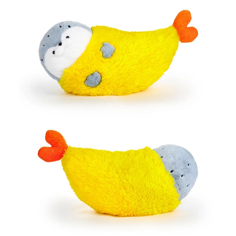 Coussin en peluche de sceau de sushi mignon pour enfants, Kanter marin réaliste, ShriAJSoft Butter frit japonais, oreiller en peluche, livraison directe