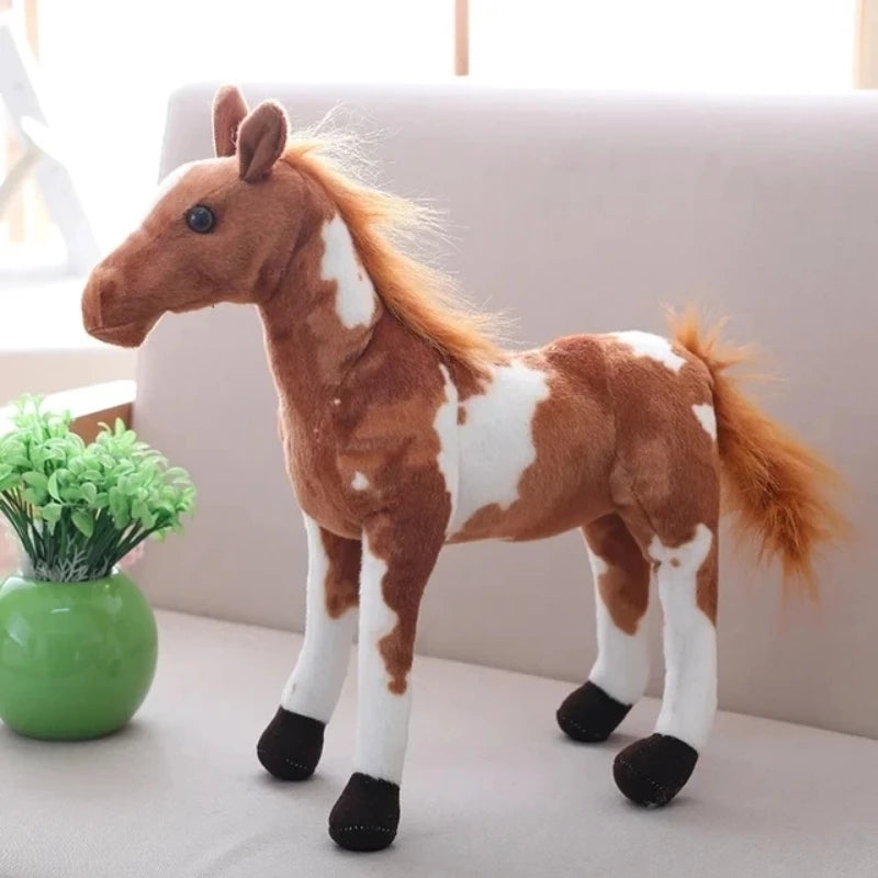 Cute Horse Plush Toy – 28cm