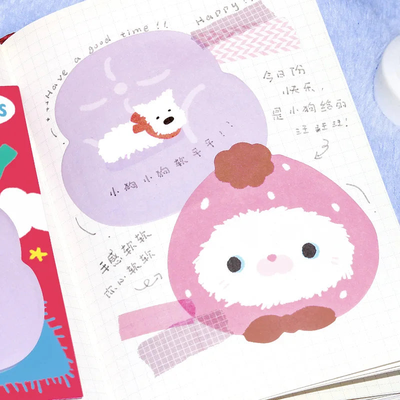 Mini Animal Sticky Notes – Cute Cartoon Page Markers