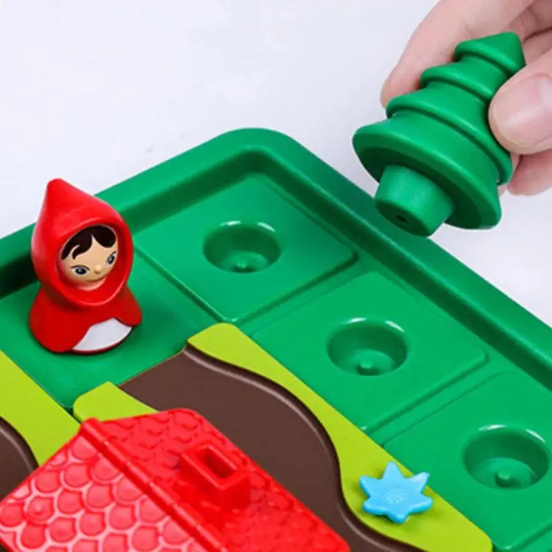 Little Red Riding Hood Hide & Seek Logic Board Game – Educational Puzzle for Kids