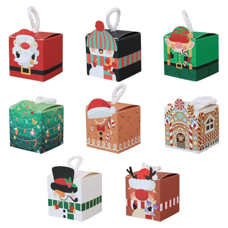 Christmas Gingerbread Candy Boxes – 8/16pcs