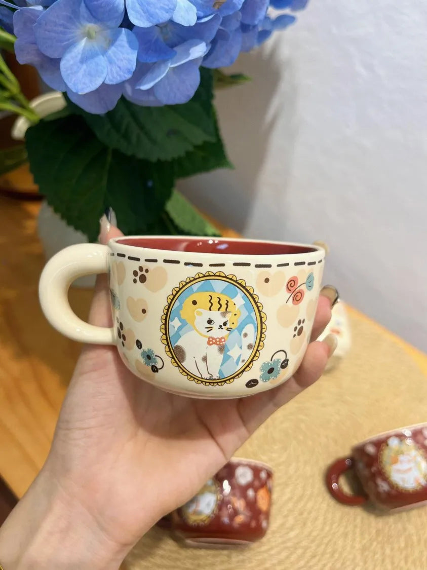 Cute Ceramic Cat Mug