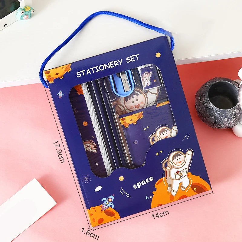 Cute 6-Piece School Supplies Kit for Kids