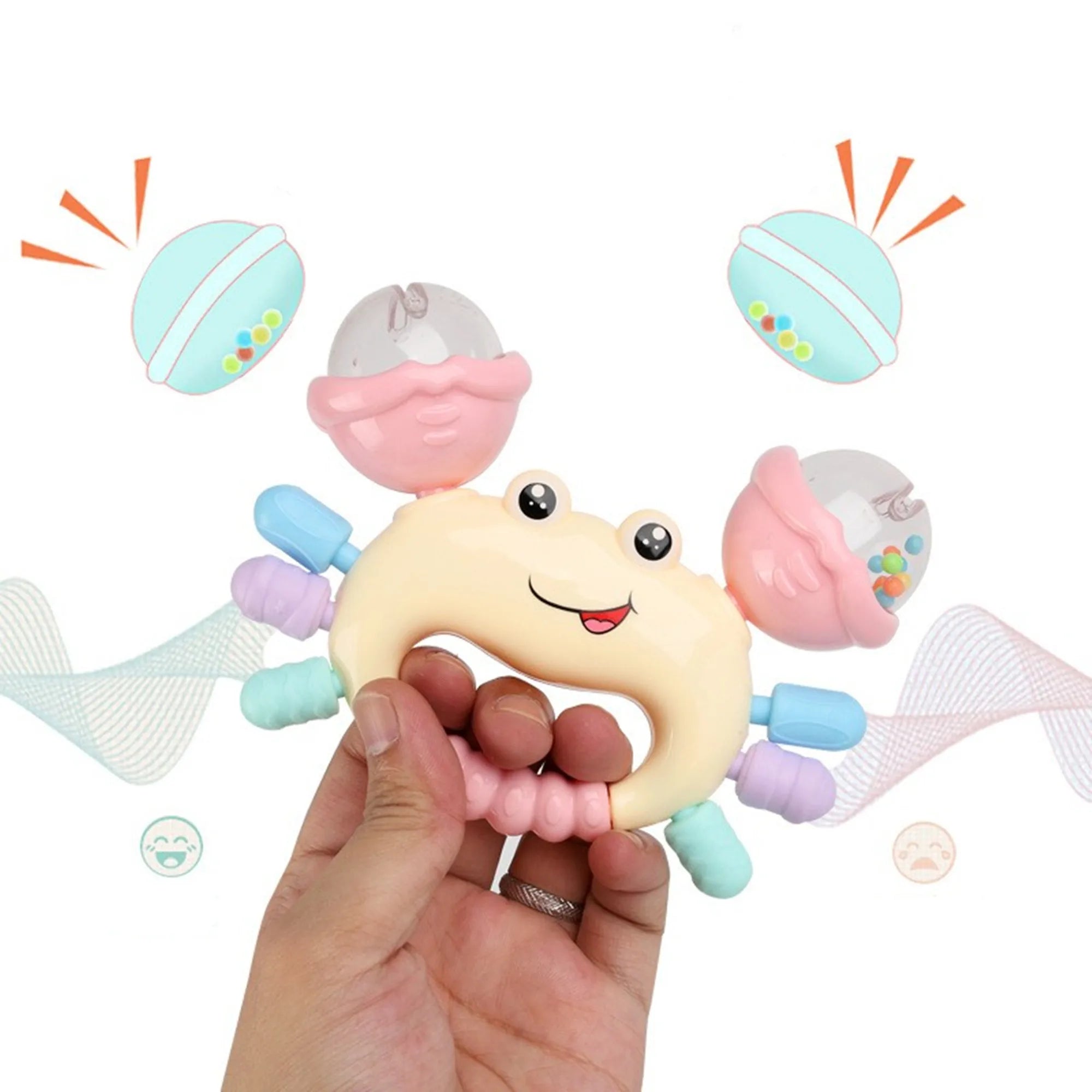 Baby Rattle Toy – Random Color